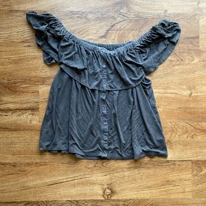 Cropped Off the Shoulder Blouse